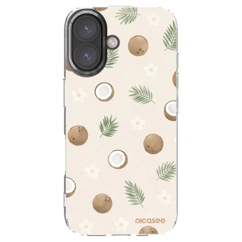 Picasee διαφανής θήκη σιλικόνης Apple iPhone 16 - Coconut Breeze