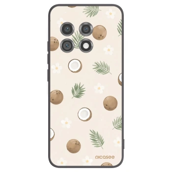 Picasee Μαύρη θήκη σιλικόνης για OnePlus 11 5G - Coconut Breeze