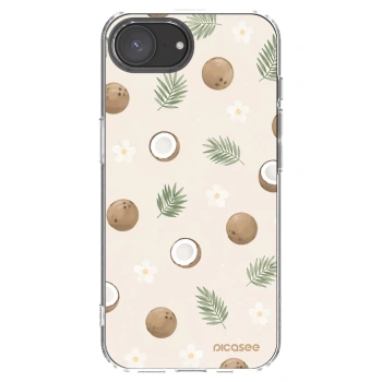 Picasee διαφανής θήκη σιλικόνης Apple iPhone 16e - Coconut Breeze