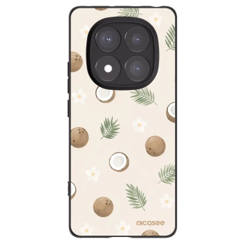 Picasee Μαύρη θήκη σιλικόνης για Xiaomi Redmi Note 14 Pro+ 5G - Coconut Breeze