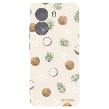 Picasee Μαύρη θήκη σιλικόνης για Xiaomi Poco X7 - Coconut Breeze