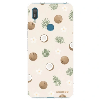 Picasee διαφανής θήκη σιλικόνης Huawei Y7 2019 - Coconut Breeze