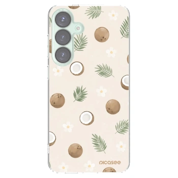 Picasee διαφανής θήκη σιλικόνης Samsung Galaxy S25+ 5G - Coconut Breeze