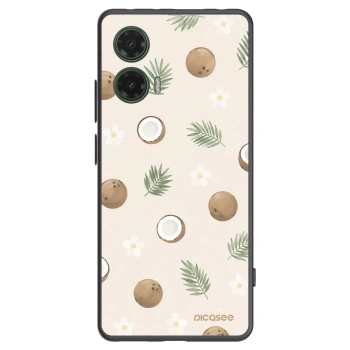 Picasee Μαύρη θήκη σιλικόνης για Motorola Moto G35 5G - Coconut Breeze