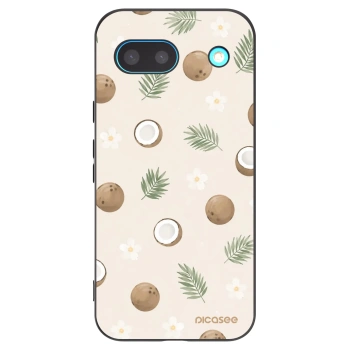 Picasee Μαύρη θήκη σιλικόνης για Google Pixel 8 - Coconut Breeze