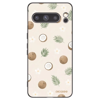 Picasee Μαύρη θήκη σιλικόνης για Google Pixel 8 Pro - Coconut Breeze