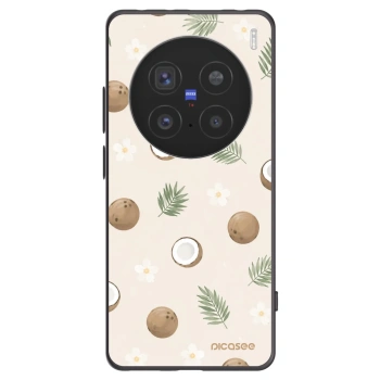 Picasee Μαύρη θήκη σιλικόνης για Vivo X200 Pro - Coconut Breeze