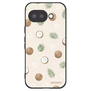 Picasee Μαύρη θήκη σιλικόνης για Google Pixel 9a - Coconut Breeze