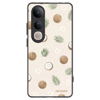 Picasee Μαύρη θήκη σιλικόνης για Vivo V50 Lite 5G - Coconut Breeze