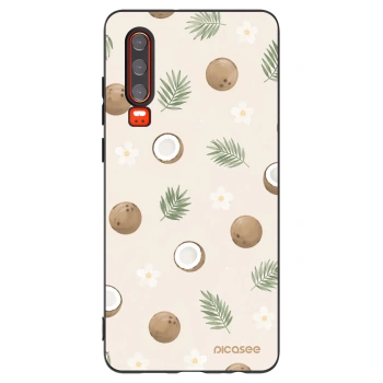Picasee Μαύρη θήκη σιλικόνης για Huawei P30 - Coconut Breeze