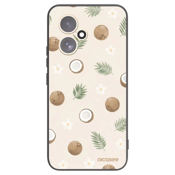 Picasee Μαύρη θήκη σιλικόνης για Honor 400 5G - Coconut Breeze