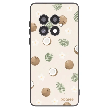 Picasee Μαύρη θήκη σιλικόνης για OnePlus 13 5G - Coconut Breeze