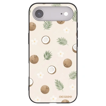Picasee Μαύρη θήκη σιλικόνης για Apple iPhone Air - Coconut Breeze