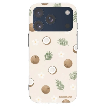 Picasee διαφανής θήκη σιλικόνης Apple iPhone 17 Pro - Coconut Breeze