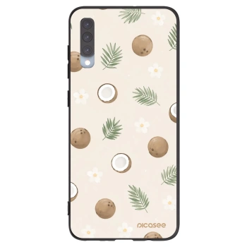 Picasee Μαύρη θήκη σιλικόνης για Samsung Galaxy A70 A705F - Coconut Breeze