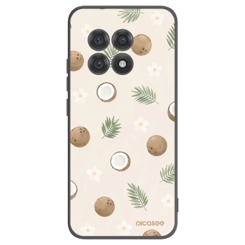 Picasee Μαύρη θήκη σιλικόνης για OnePlus 13R 5G - Coconut Breeze