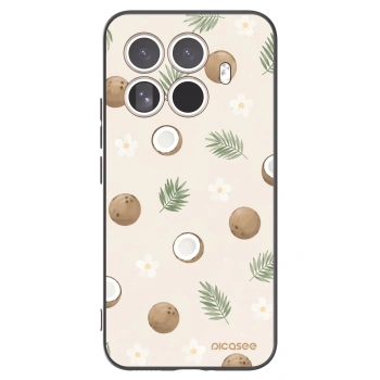 Picasee Μαύρη θήκη σιλικόνης για Xiaomi 15T Pro - Coconut Breeze
