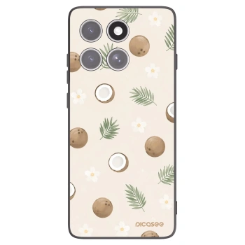 Picasee Μαύρη θήκη σιλικόνης για Motorola Edge 60 Fusion - Coconut Breeze