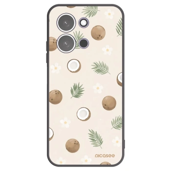 Picasee Μαύρη θήκη σιλικόνης για Xiaomi Redmi 15C 5G - Coconut Breeze
