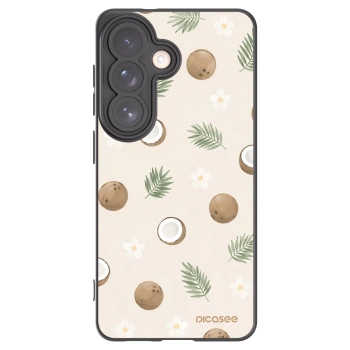 Picasee Μαύρη θήκη σιλικόνης για Samsung Galaxy S26 - Coconut Breeze
