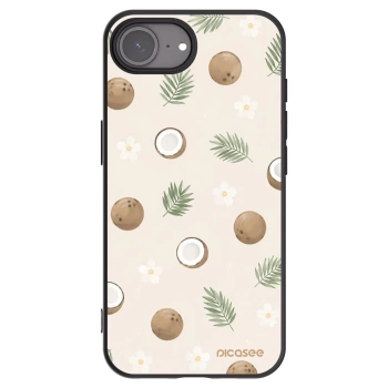 Picasee Μαύρη θήκη σιλικόνης για Apple iPhone 17e - Coconut Breeze