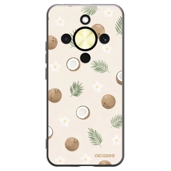 Picasee Μαύρη θήκη σιλικόνης για Honor Magic8 Lite 5G - Coconut Breeze