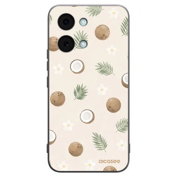 Picasee Μαύρη θήκη σιλικόνης για Xiaomi Poco X8 Pro Max - Coconut Breeze