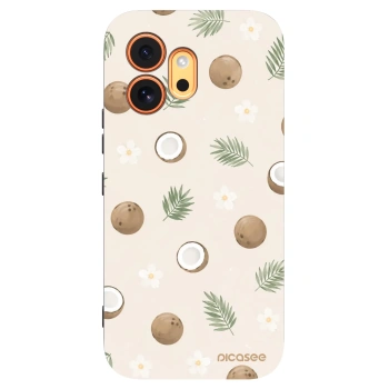 Picasee Μαύρη θήκη σιλικόνης για Honor 600 - Coconut Breeze