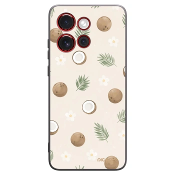 Picasee Μαύρη θήκη σιλικόνης για Motorola Edge 60 Neo 5G - Coconut Breeze