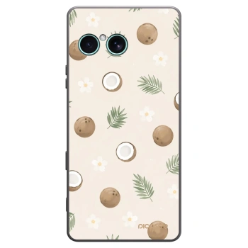 Picasee Μαύρη θήκη σιλικόνης για Sony Xperia 10 VII - Coconut Breeze