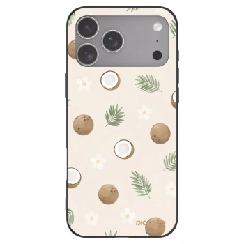 Picasee Μαύρη θήκη σιλικόνης για Apple iPhone 18 Pro Max - Coconut Breeze