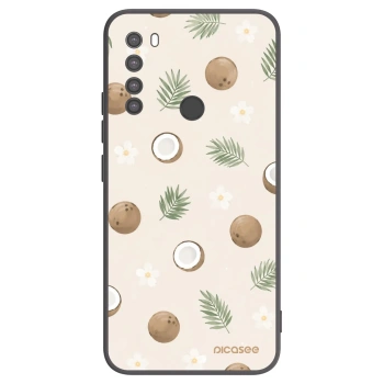 Picasee Μαύρη θήκη σιλικόνης για Xiaomi Redmi Note 8 - Coconut Breeze