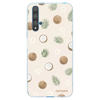 Picasee διαφανής θήκη σιλικόνης Huawei Nova 5T - Coconut Breeze