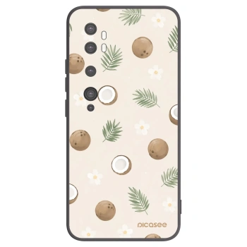 Picasee Μαύρη θήκη σιλικόνης για Xiaomi Mi Note 10 (Pro) - Coconut Breeze