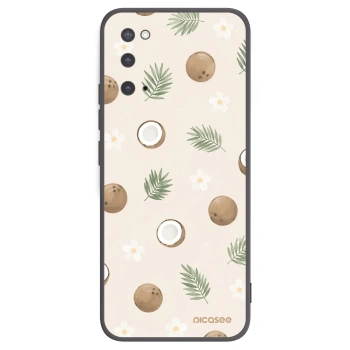 Picasee Μαύρη θήκη σιλικόνης για Samsung Galaxy S20 G980F - Coconut Breeze
