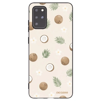 Picasee Μαύρη θήκη σιλικόνης για Samsung Galaxy S20+ G985F - Coconut Breeze