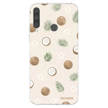 Picasee διαφανής θήκη σιλικόνης Huawei P40 Lite E - Coconut Breeze