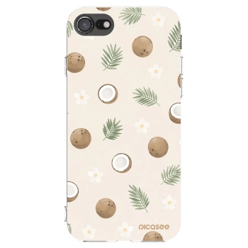 Picasee διαφανής θήκη σιλικόνης Apple iPhone SE 2020 - Coconut Breeze