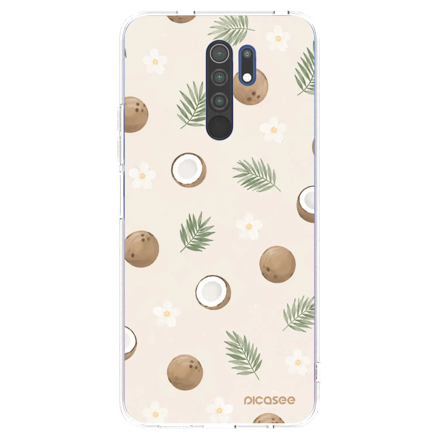 Picasee διαφανής θήκη σιλικόνης Xiaomi Redmi 9 - Coconut Breeze