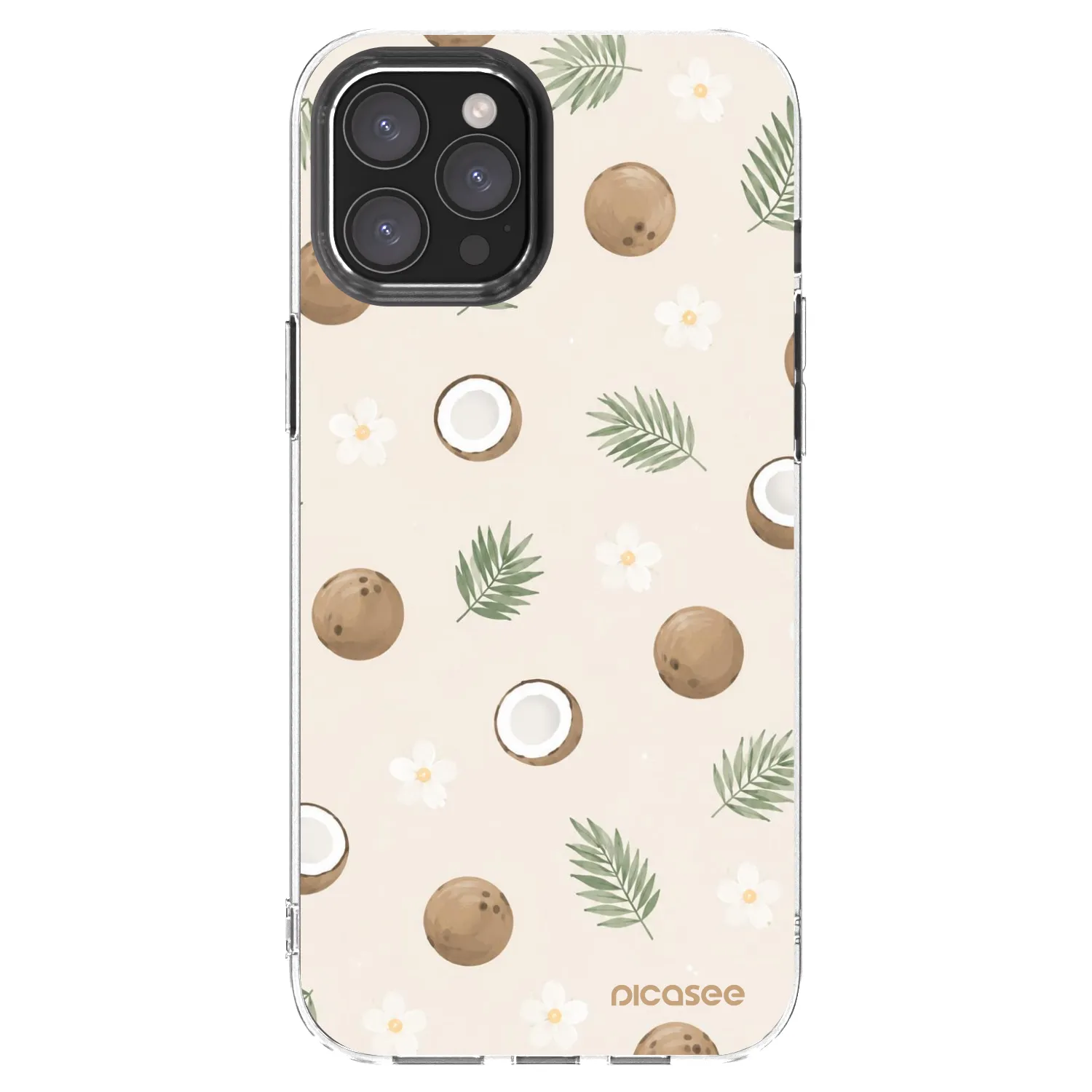 Picasee διαφανής θήκη σιλικόνης Apple iPhone 12 Pro Max - Coconut Breeze