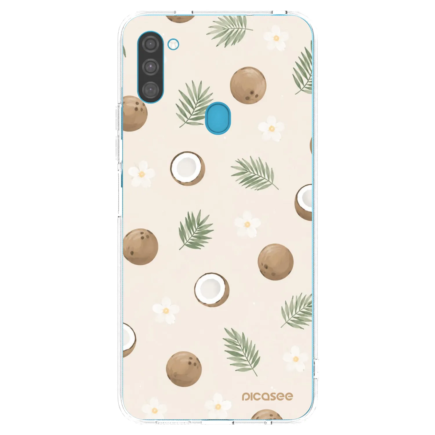 Picasee διαφανής θήκη σιλικόνης Samsung Galaxy M11 - Coconut Breeze