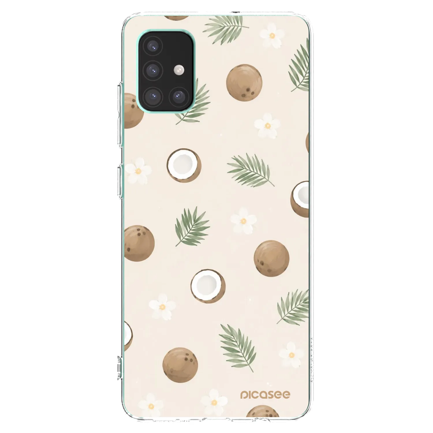 Picasee διαφανής θήκη σιλικόνης Samsung Galaxy M51 M515F - Coconut Breeze