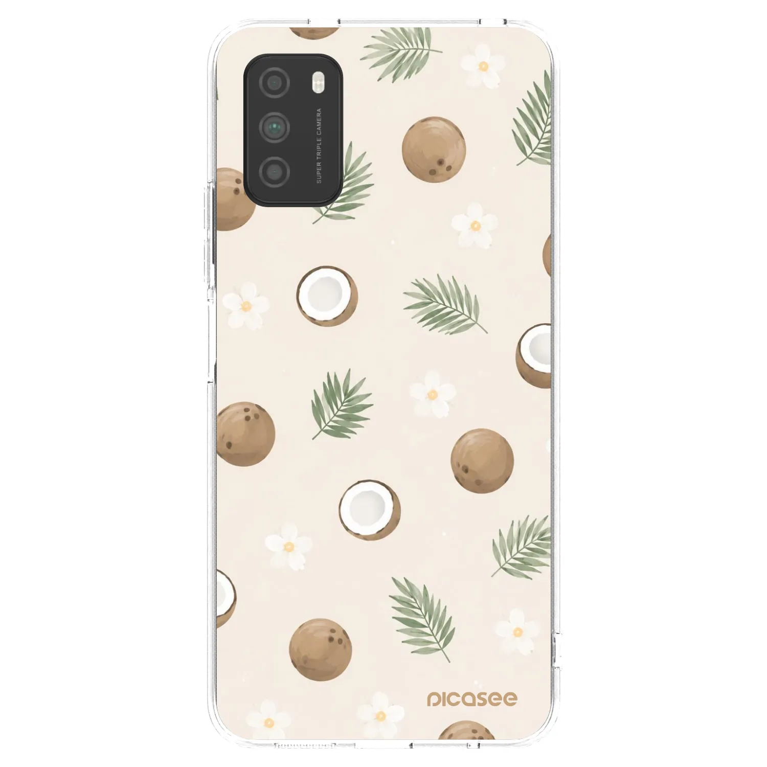 Picasee διαφανής θήκη σιλικόνης Xiaomi Poco M3 - Coconut Breeze
