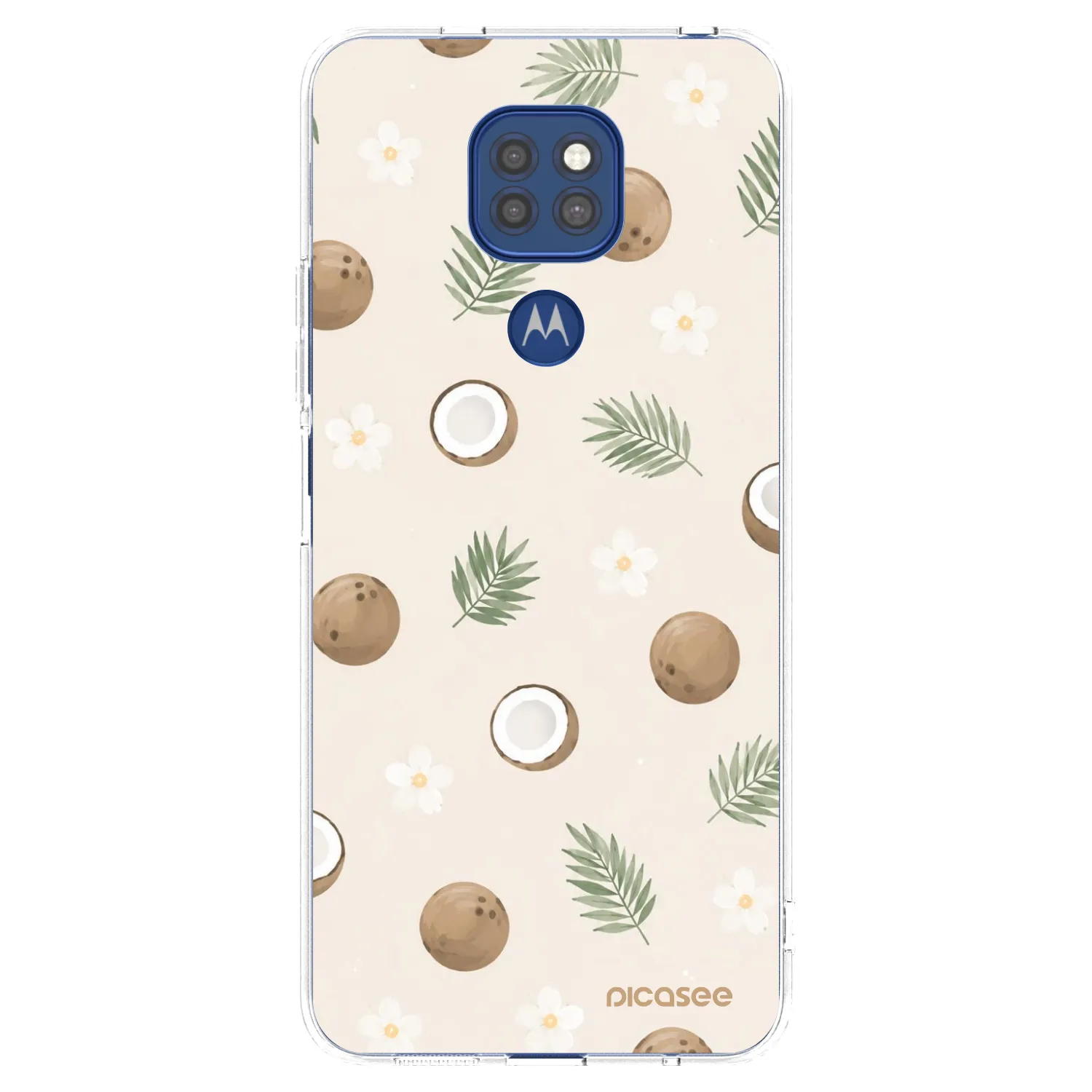 Picasee διαφανής θήκη σιλικόνης Motorola Moto G9 Play - Coconut Breeze