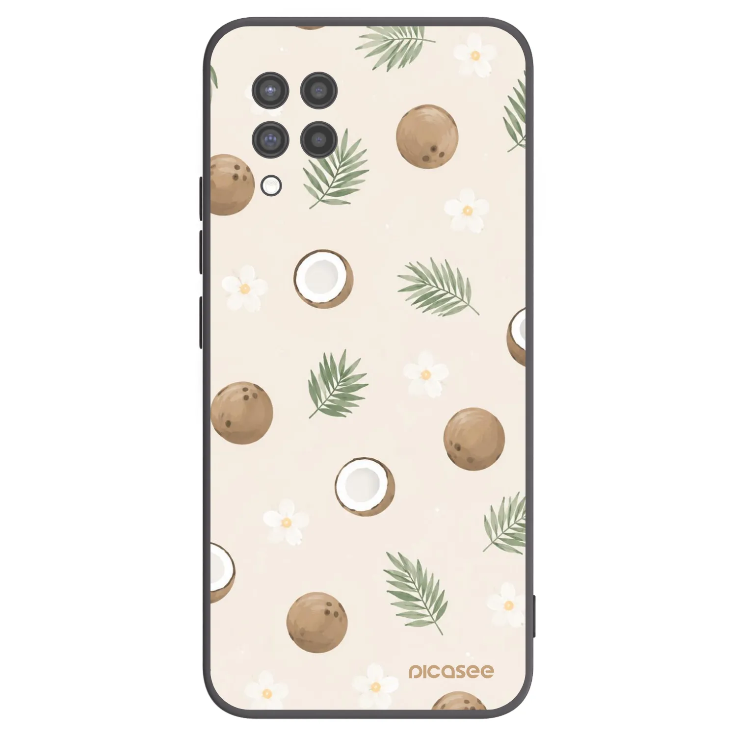 Picasee Μαύρη θήκη σιλικόνης για Samsung Galaxy A42 A426B - Coconut Breeze