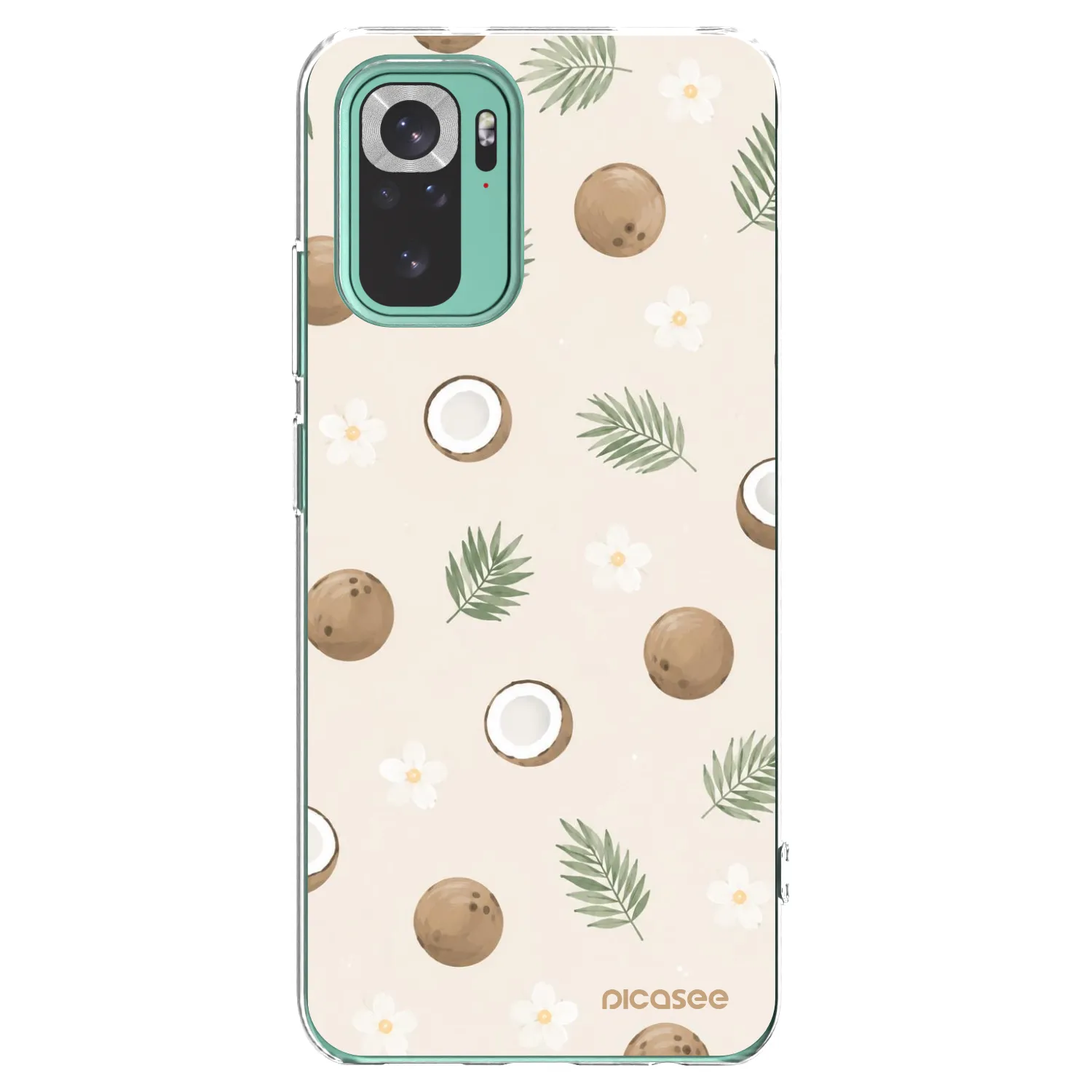 Picasee διαφανής θήκη σιλικόνης Xiaomi Redmi Note 10 Pro - Coconut Breeze