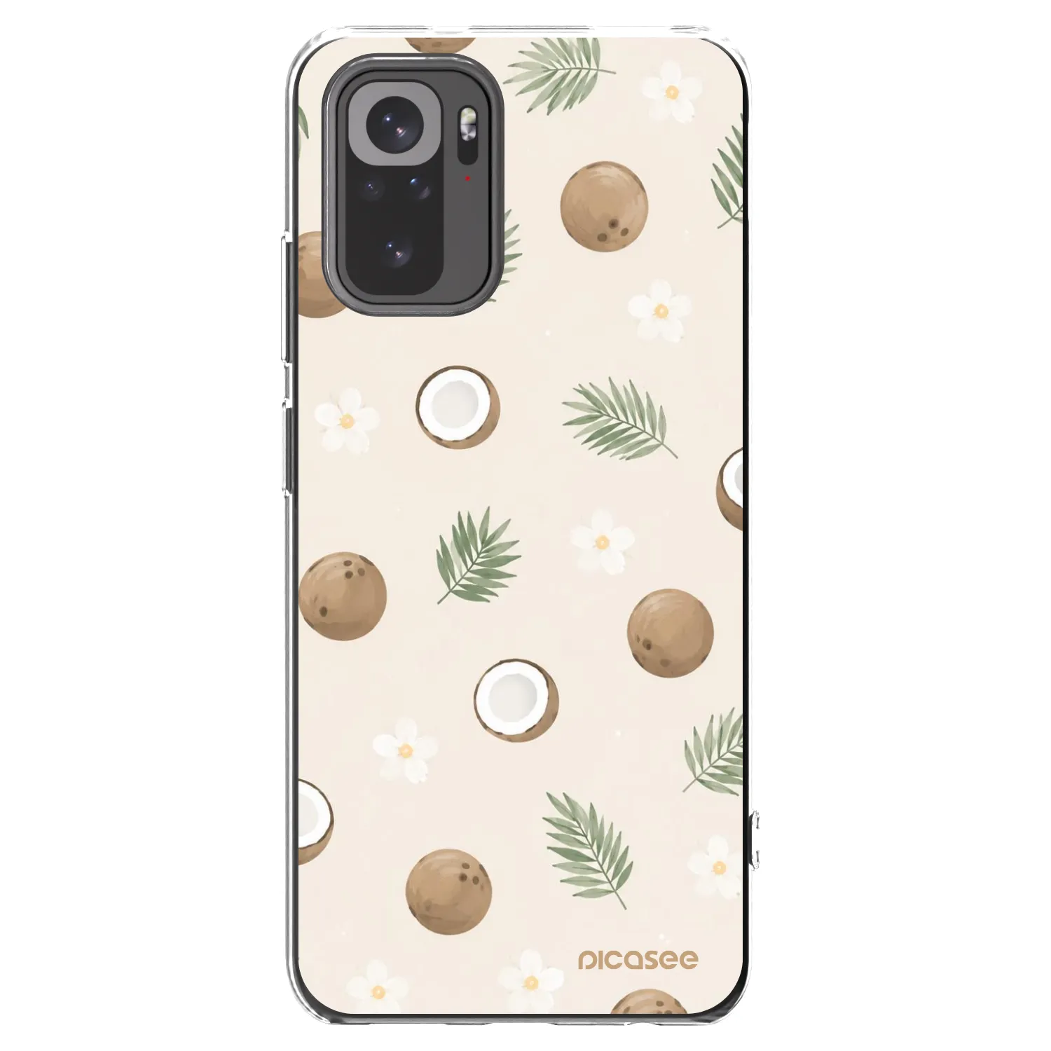Picasee διαφανής θήκη σιλικόνης Xiaomi Redmi Note 10S - Coconut Breeze