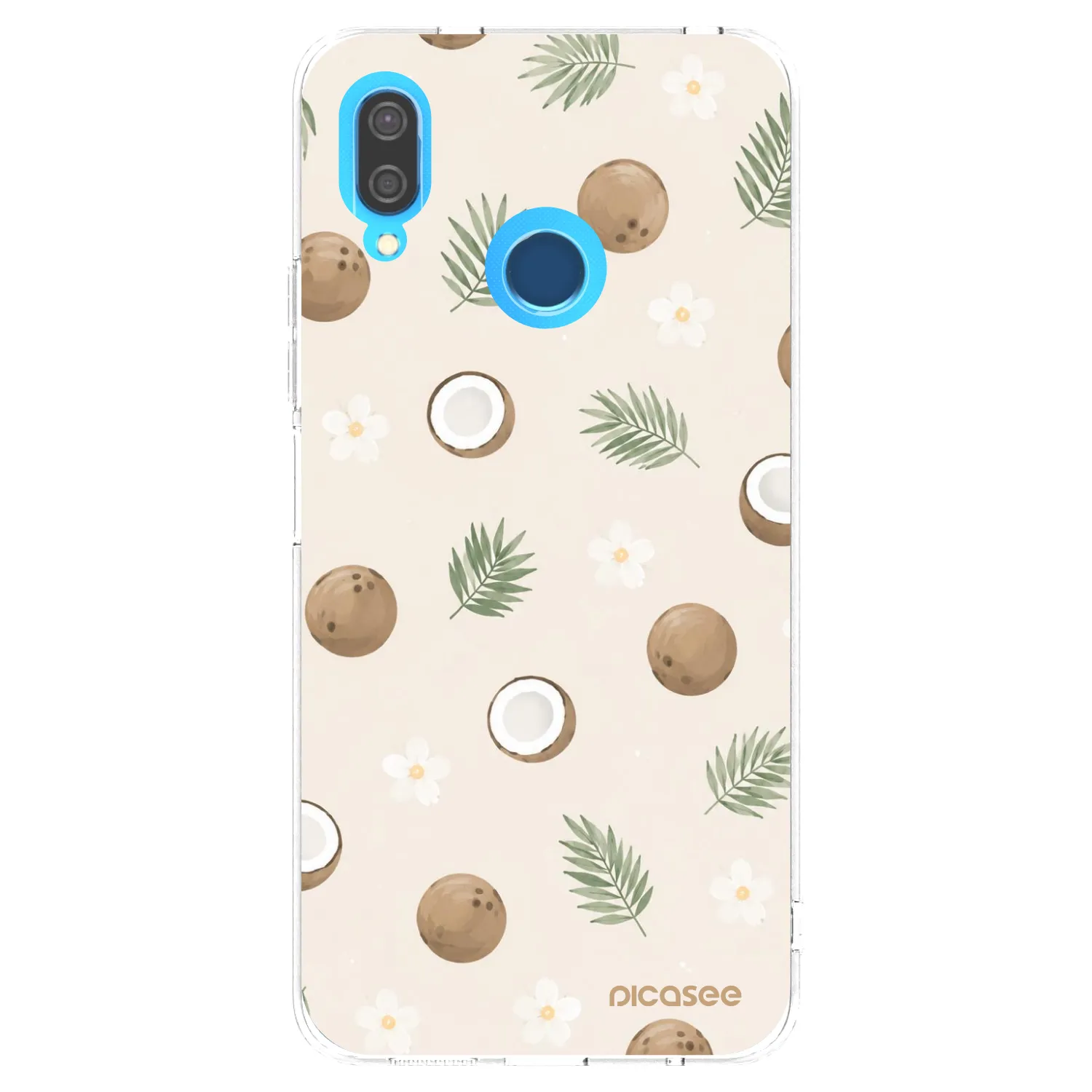 Picasee διαφανής θήκη σιλικόνης Huawei P20 Lite - Coconut Breeze