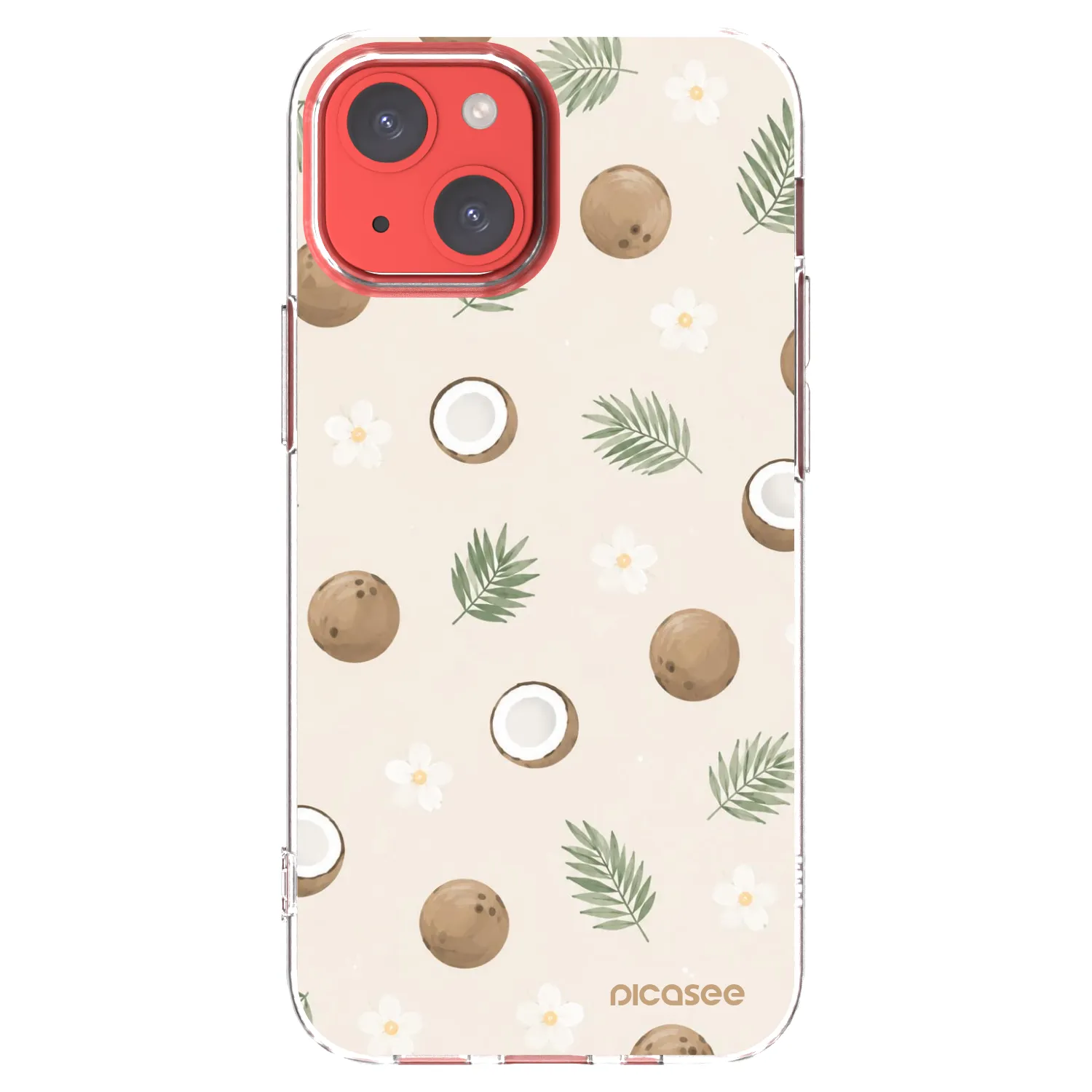Picasee διαφανής θήκη σιλικόνης Apple iPhone 13 mini - Coconut Breeze