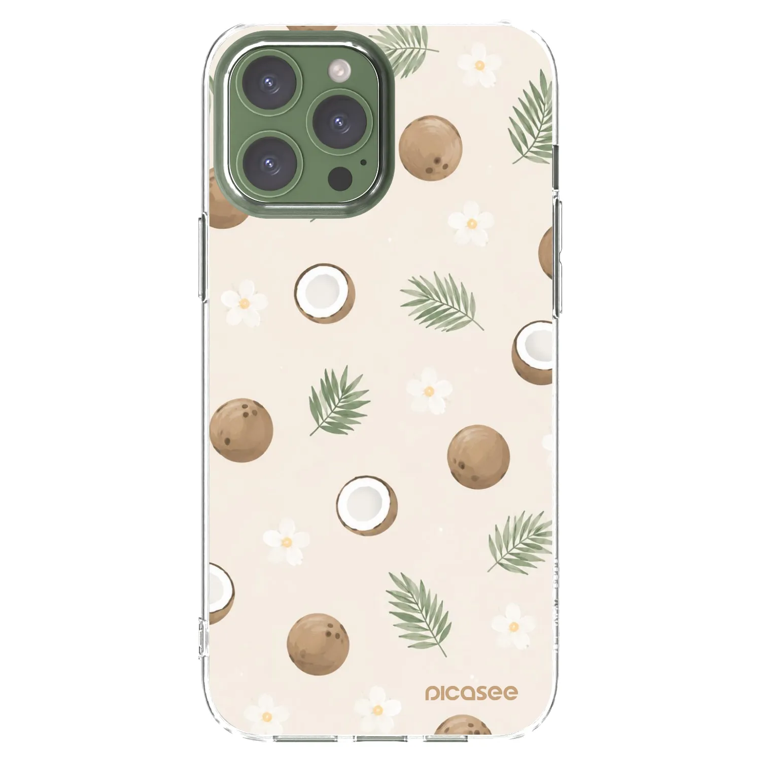 Picasee διαφανής θήκη σιλικόνης Apple iPhone 13 Pro Max - Coconut Breeze